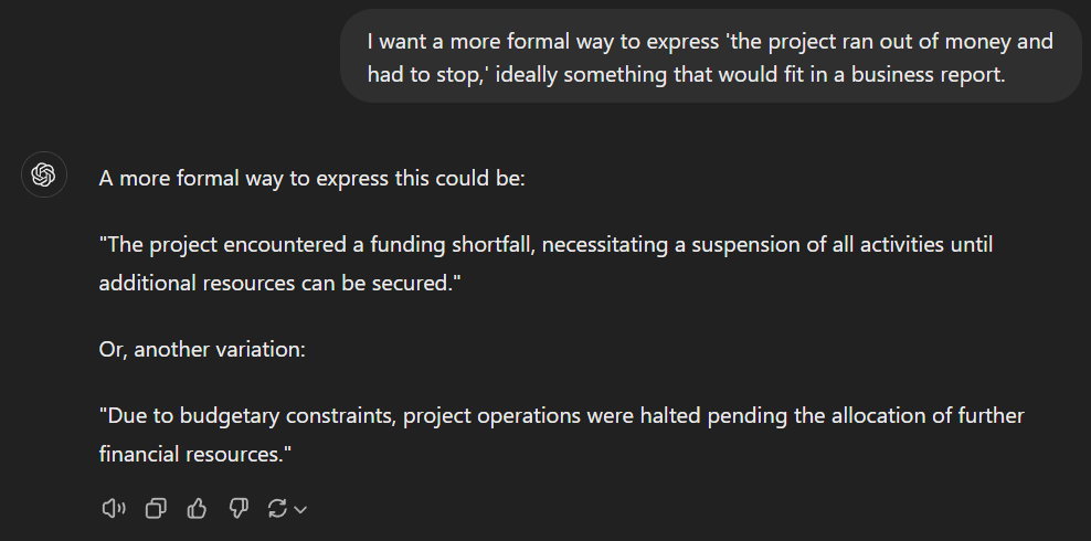 Example screenshot 1